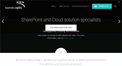 Desktop Screenshot of business-agility.com