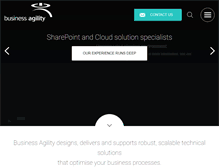 Tablet Screenshot of business-agility.com
